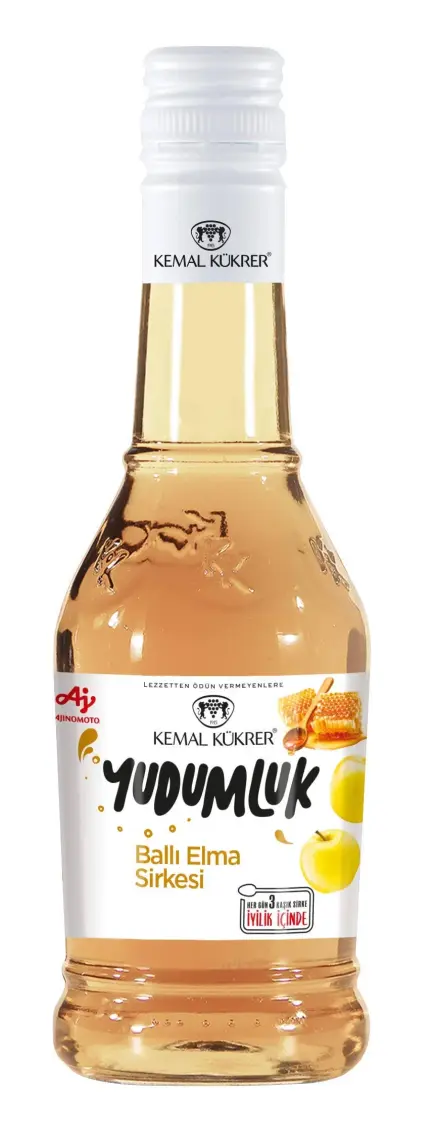 Kemal Kükrer Yudumluk Ballı Elma Sirkesi Cam Şişe 500 ml