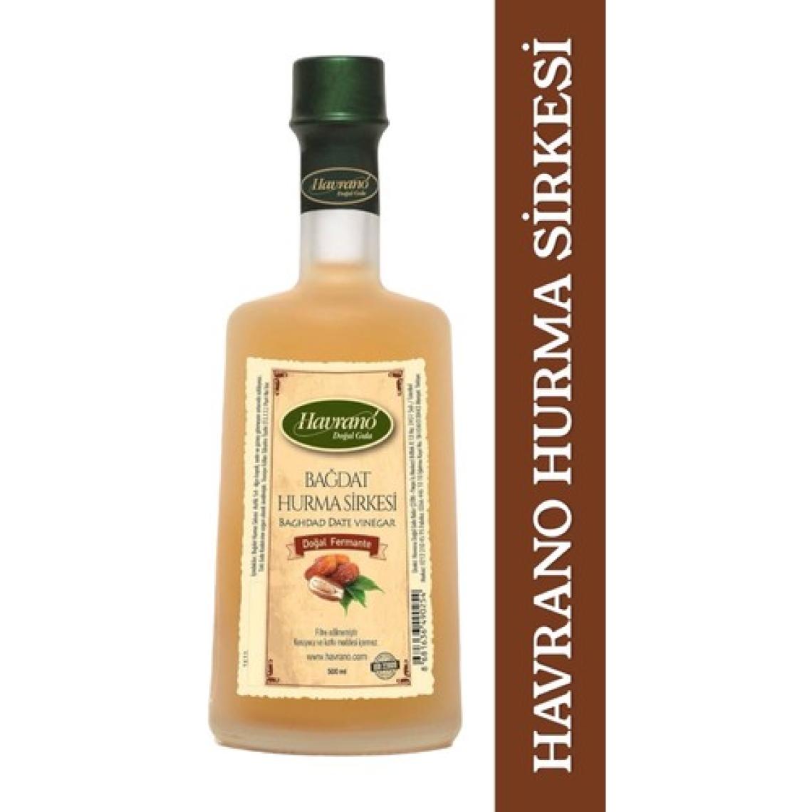 Havrano %100 Doğal Fermente Hurma Sirkesi 500Ml