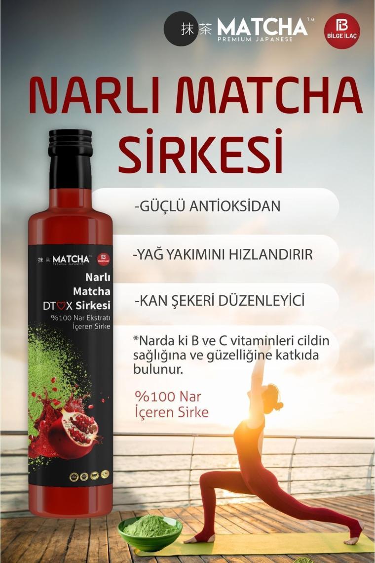 Matcha Detox Narlı Sirke 250 ml