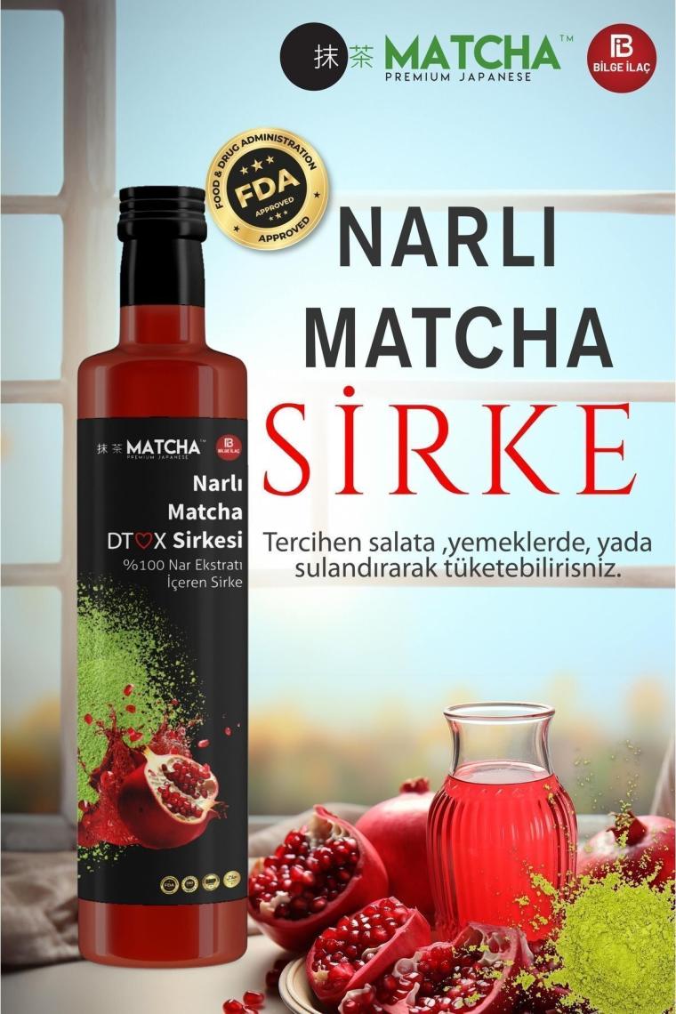 Matcha Detox Narlı Sirke 250 ml