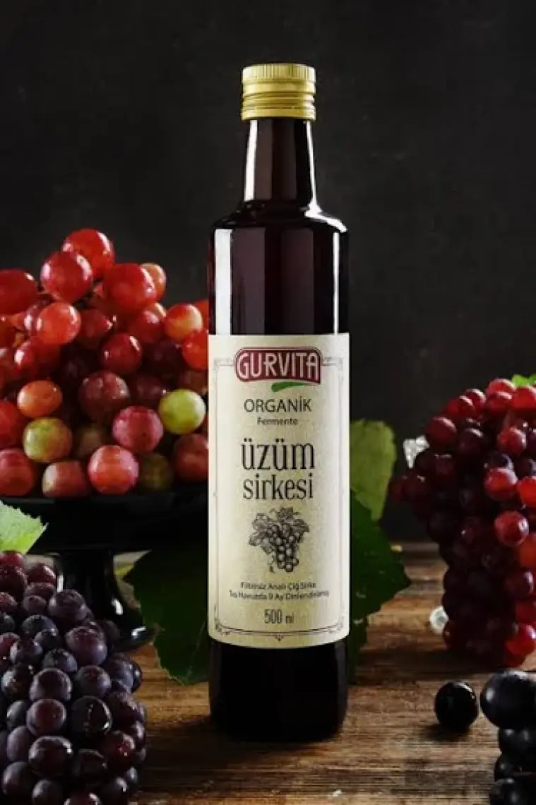 Gurvita  Organik Üzüm Sirkesi 500 ml