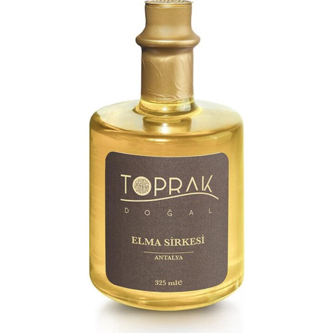 Doğal Elma Sirkesi 325 ml Antalya Doğal Fermente Elma Sirkesi - Şişe Ucu Servis Aparatı Yağdanlık