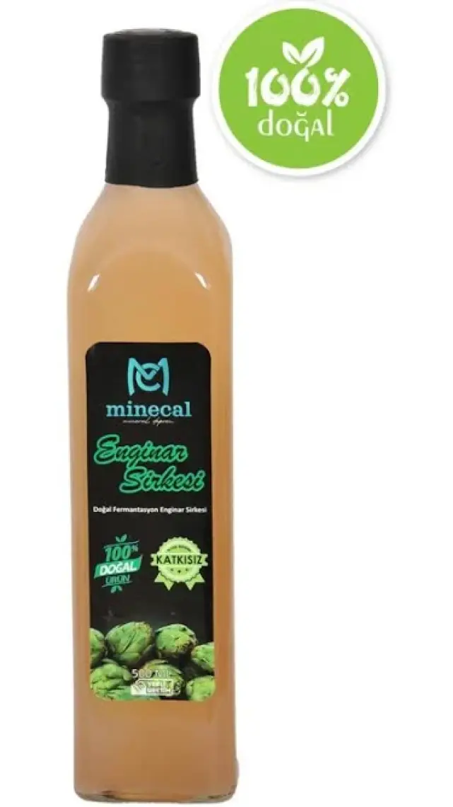 %100 Ev Yapımı Katkısız Enginar Sirkesi 500ml