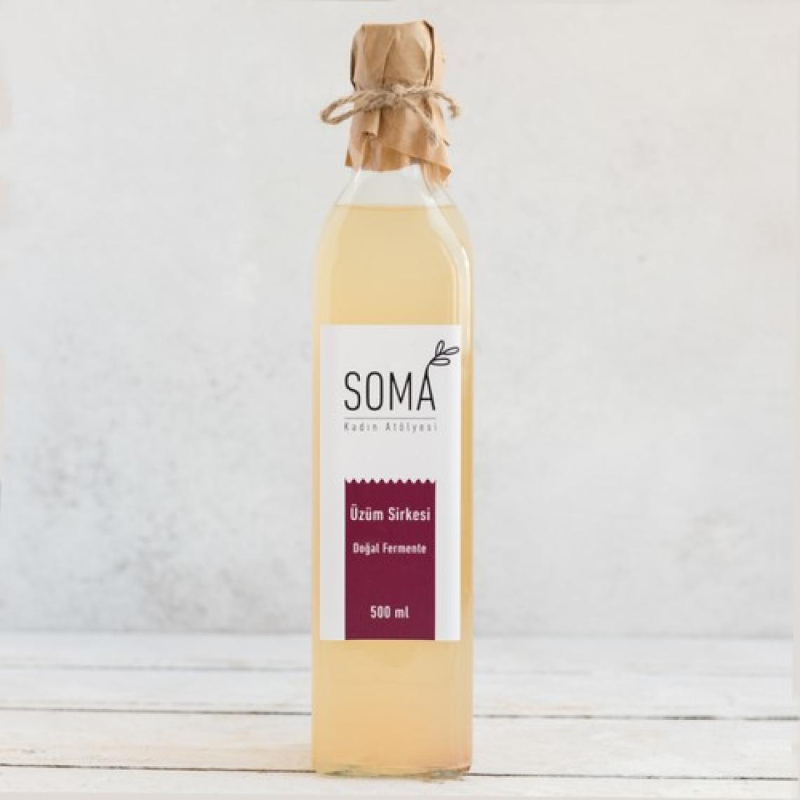 Soma Kadın Atölyesi Üzüm Sirkesi Katkısız (Doğal Fermente) - 500 ml