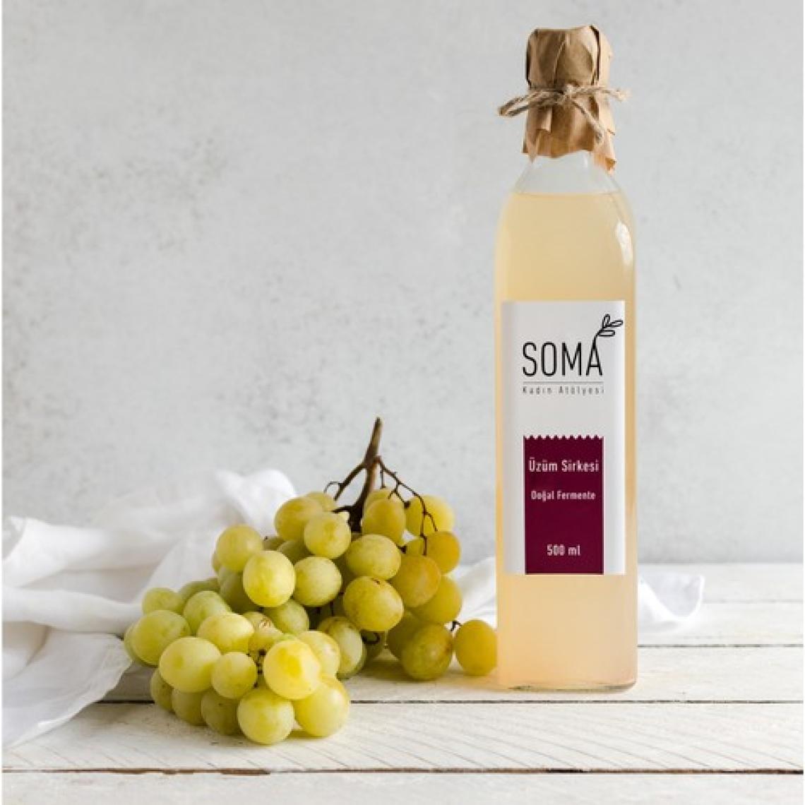 Soma Kadın Atölyesi Üzüm Sirkesi Katkısız (Doğal Fermente) - 500 ml