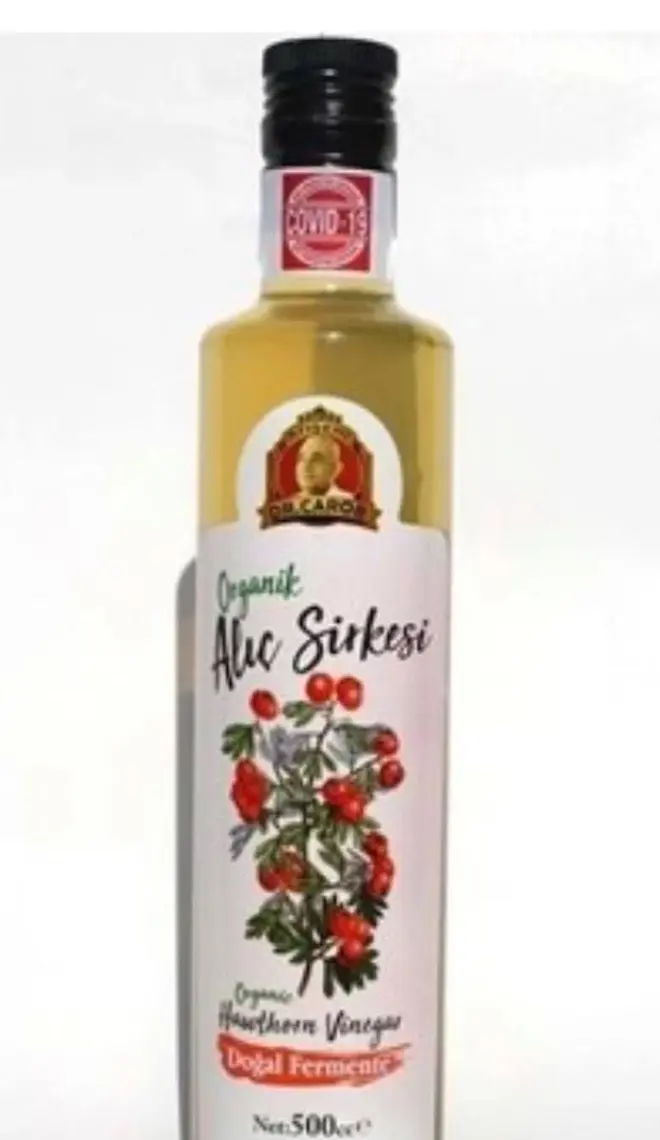 Atışeri Mersin Ziraat Organik Alıç Sirkesi 500 ml