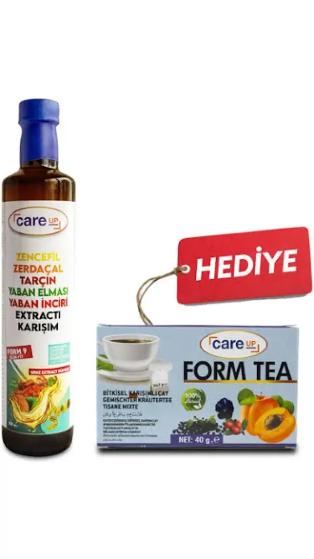 Organik Form-9 Zerdeçal ve Zencefil Sirke Ekstrakt Karışımı 500 ml