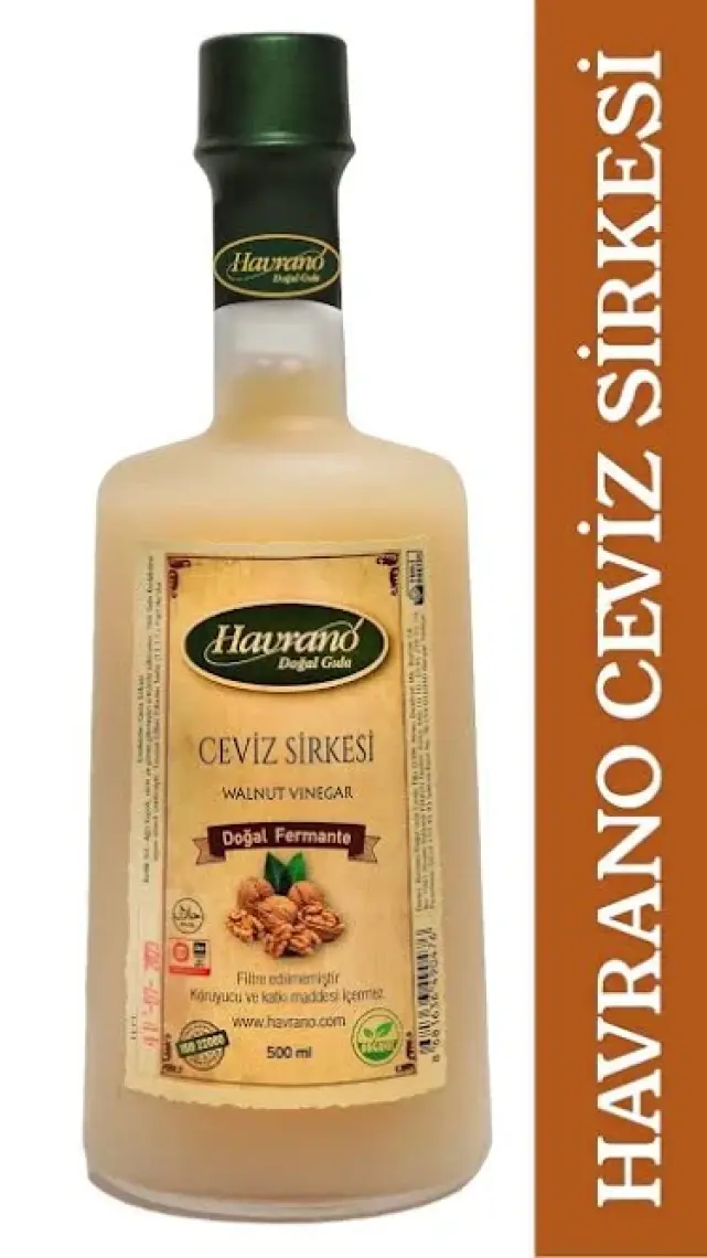 Havrano %100 Doğal Fermente Ceviz Sirkesi 500Ml