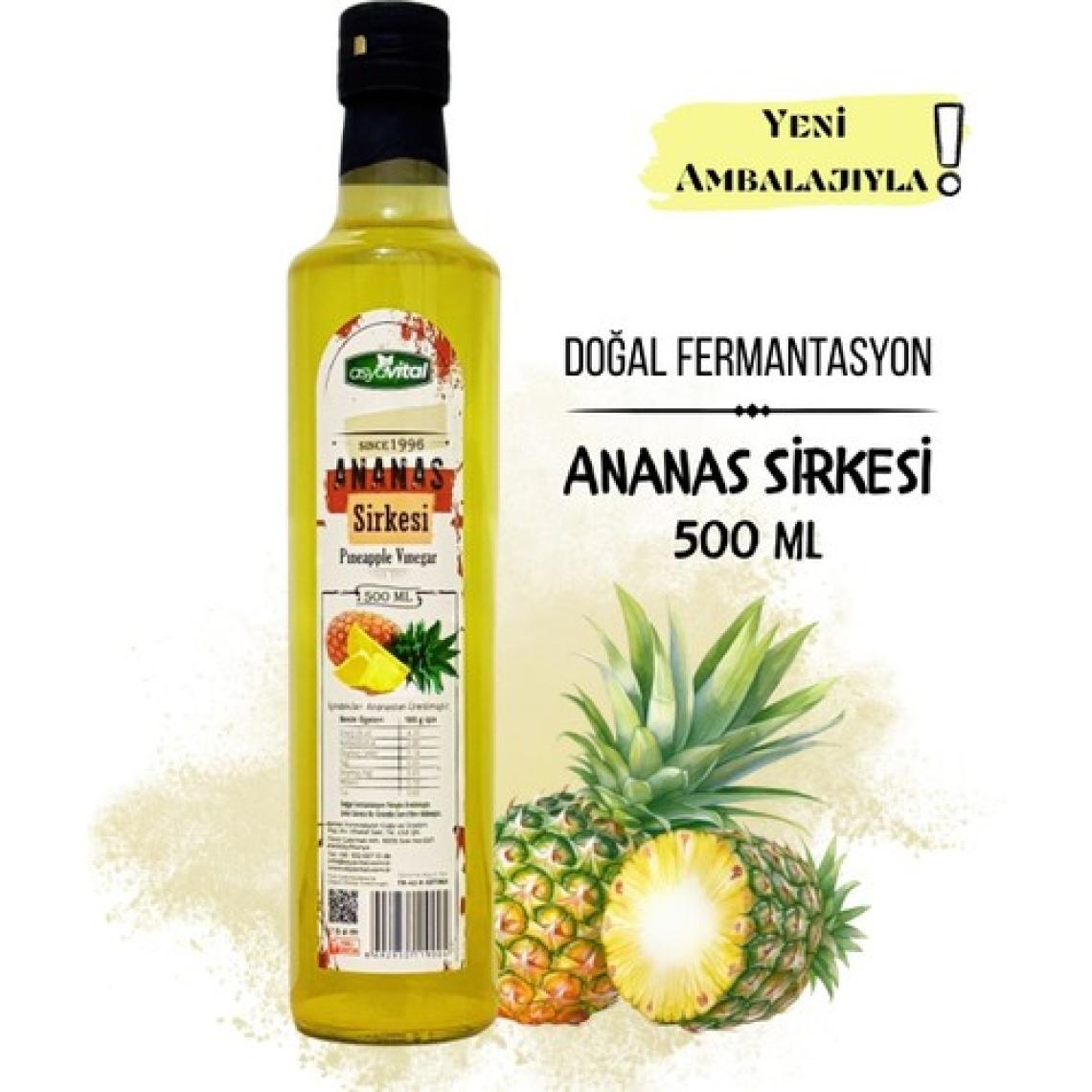 Asya Vital Ananas Sirkesi  500 ml