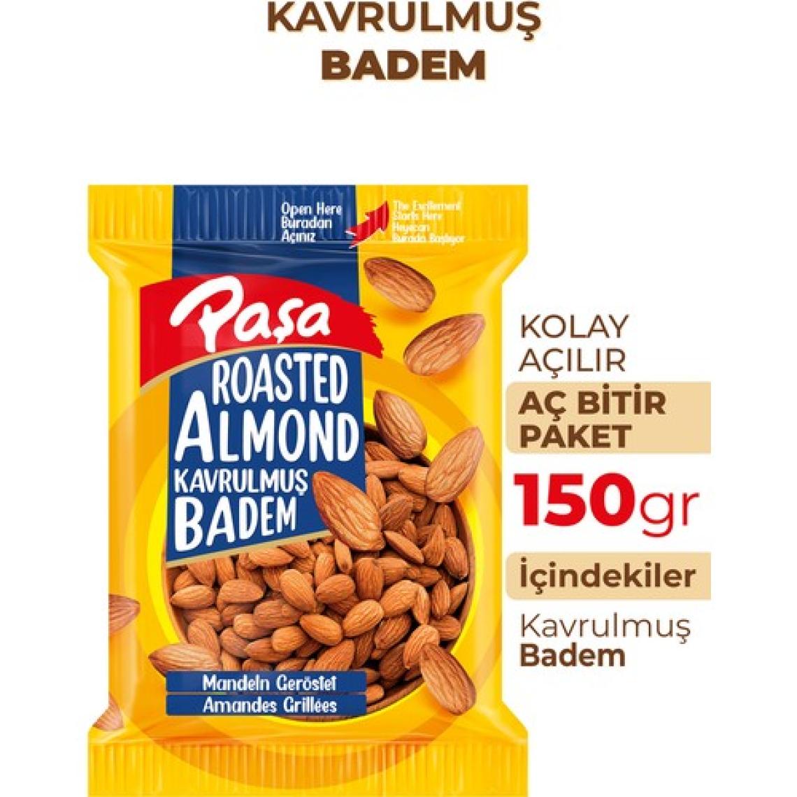 Paşa Kuruyemiş Kavrulmuş Badem 150 gr