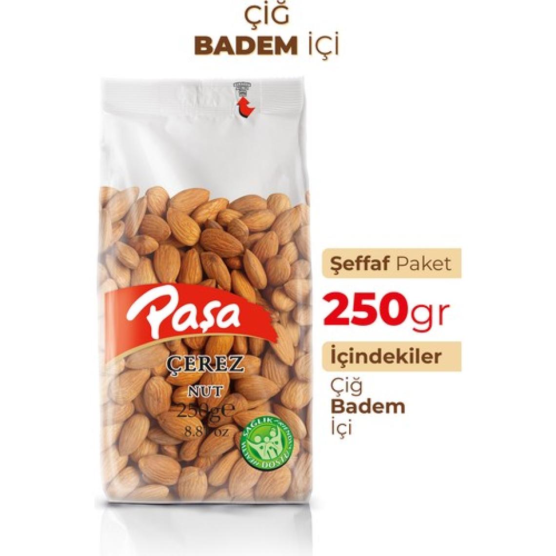 Paşa Kuruyemiş Çiğ Badem İçi 250 gr