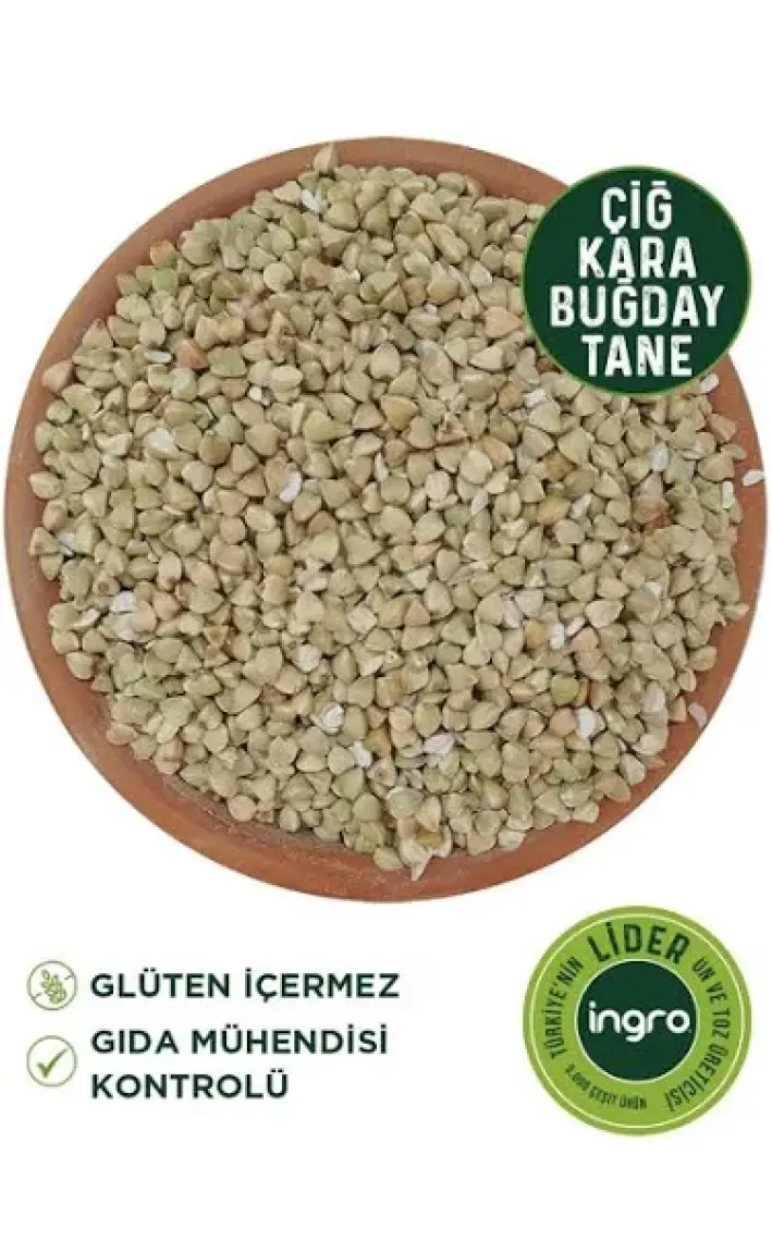 Ingro Glutensiz Çiğ Karabuğday (Greçka) 500 G