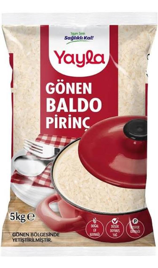 Yayla Gönen Baldo Pirinç 5 kg