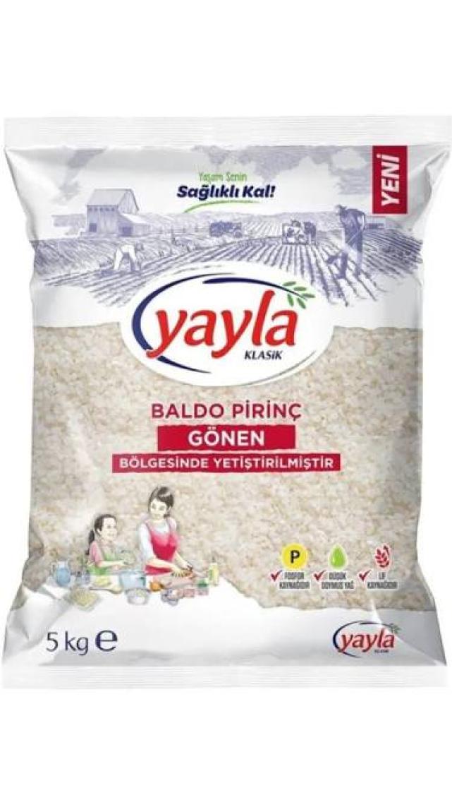 Yayla Gönen Baldo Pirinç 5 kg