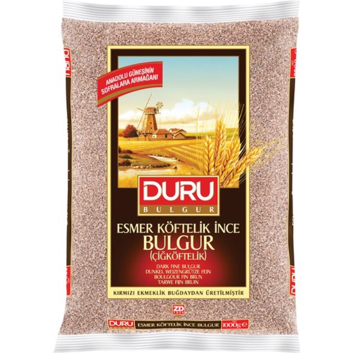 Duru Esmer Çiğ Köftelik Bulgur 1 kg