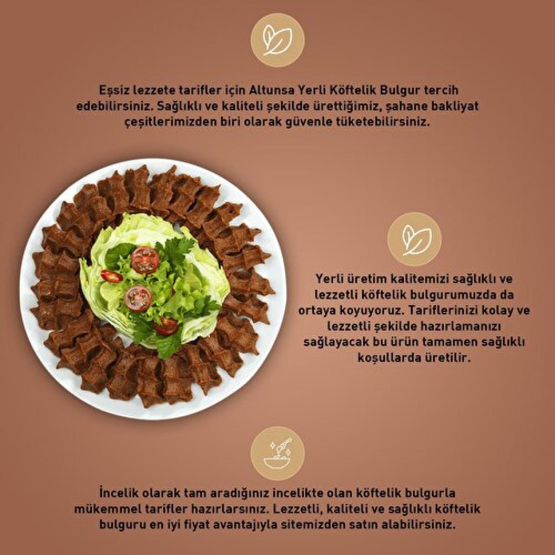 Altunsa Köftelik Bulgur Yerli 900 Gr