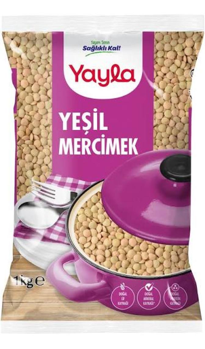 Yayla Yeşil Mercimek 1 kg