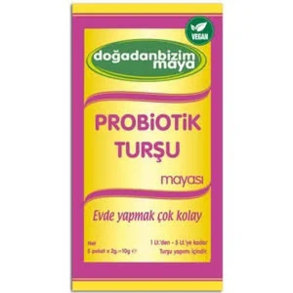 Doğadan Bizim Probiyotik Turşu Mayası 5'li
