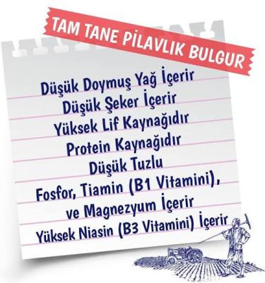Yayla Tam Tane Pilavlık Bulgur 1 kg