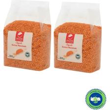 Organik Gurme 2'li Kırmızı Mercimek 1000 gr