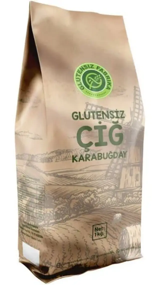 Glutensiz Fabrika Glutensiz Çiğ Karabuğday (1kg)
