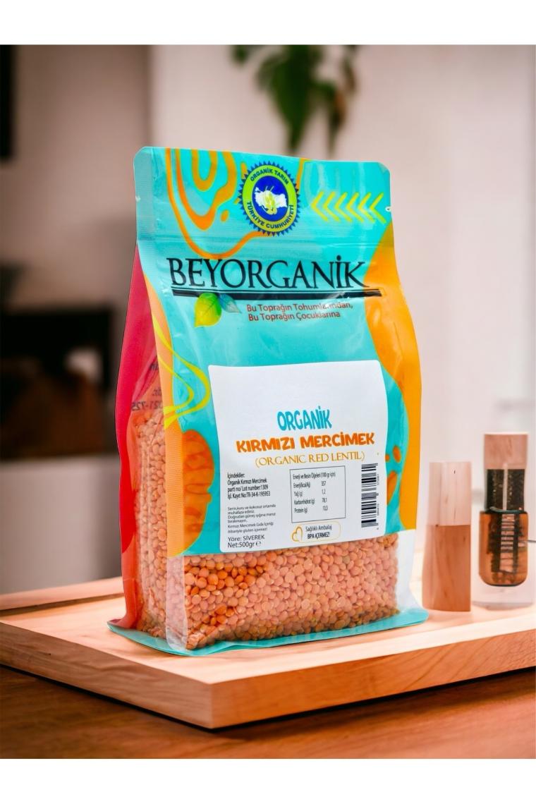 Organik Kırmızı Mercimek 500gr