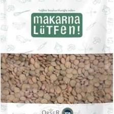Makarna Lütfen Organik Yeşil Mercimek (250 gram)