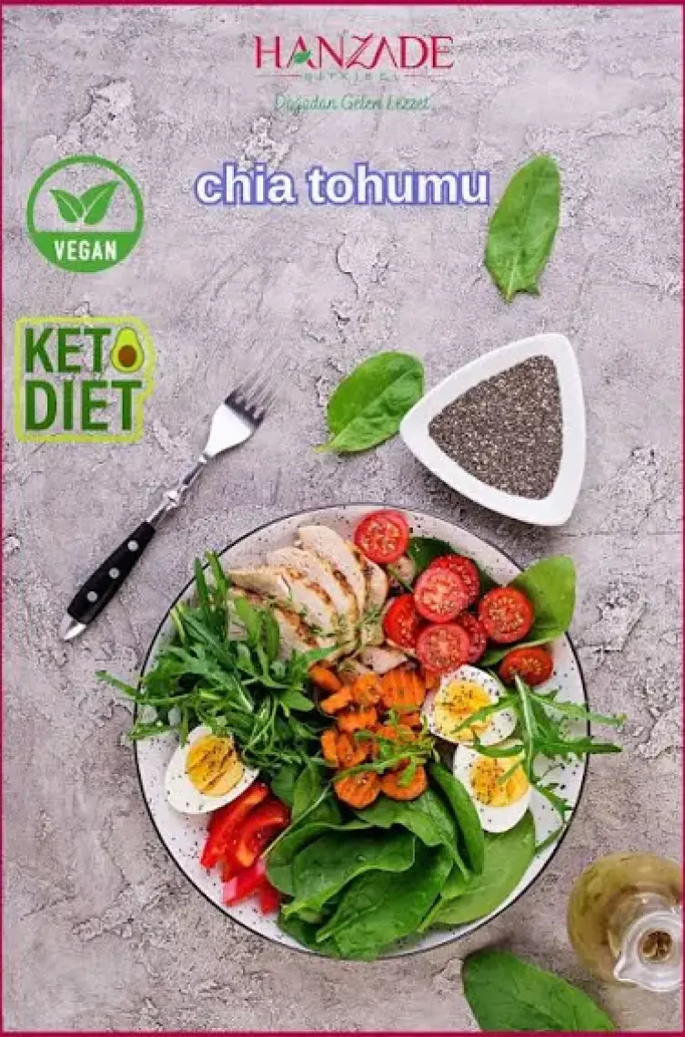 Hanzade Bitkisel Chia Tohumu Çiya Seed Yeni Mahsül Katkısız 1 kg