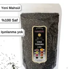 Hanzade Bitkisel Chia Tohumu Çiya Seed Yeni Mahsül Katkısız 1 kg