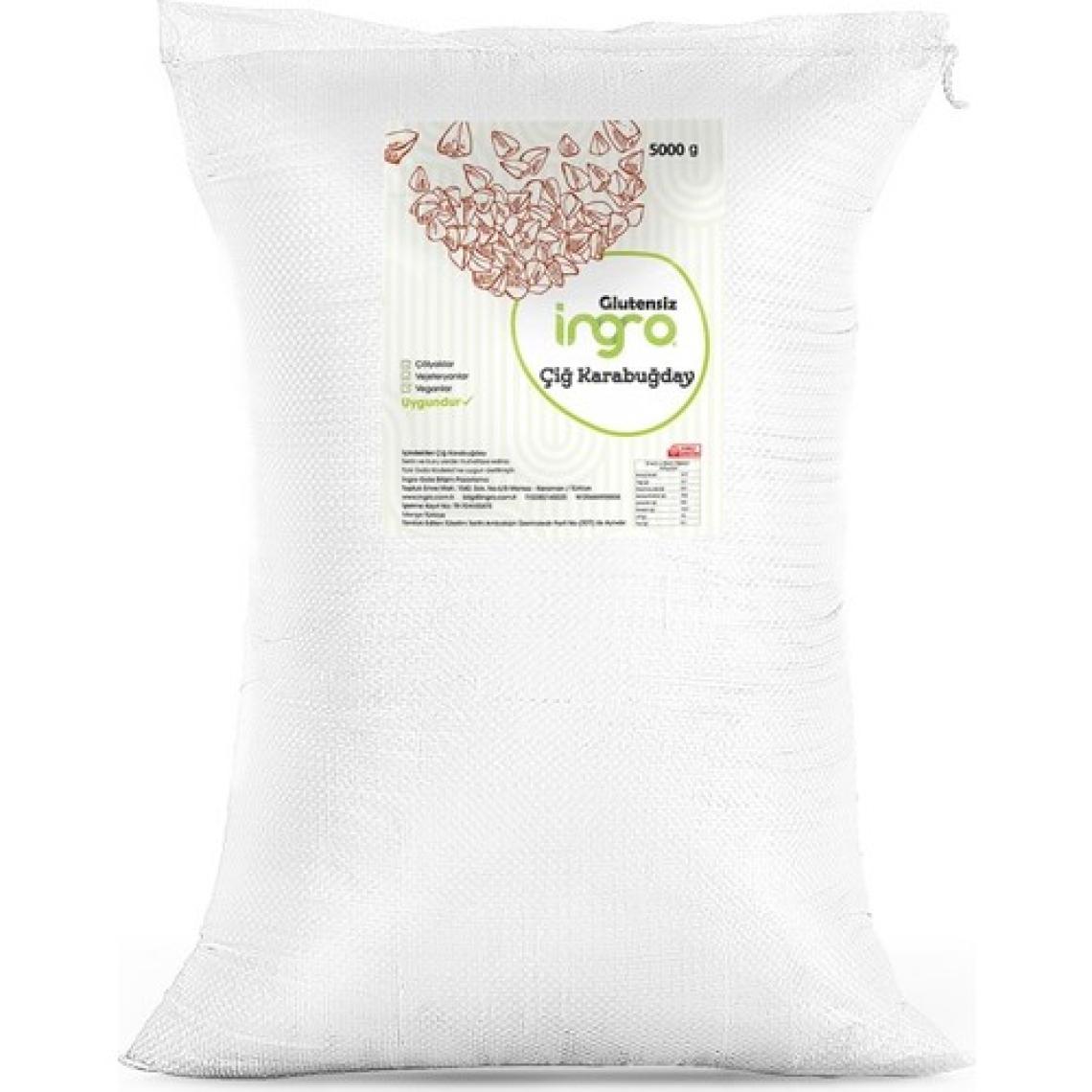 İngro Glutensiz Çiğ Karabuğday (Greçka) 5000 g