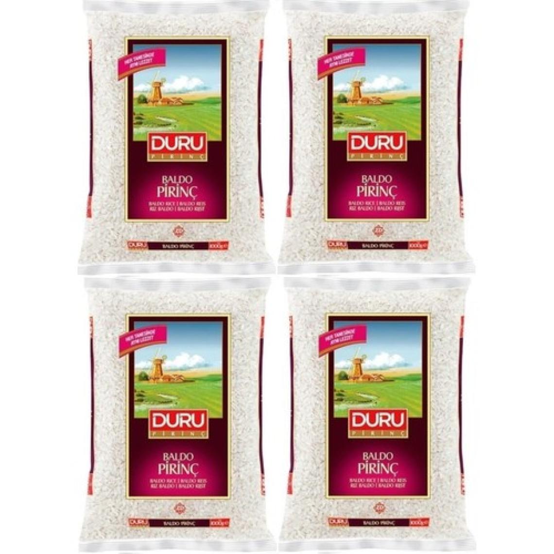 Duru Bakliyat Duru Baldo Pirinç 1 kg x 4'lü