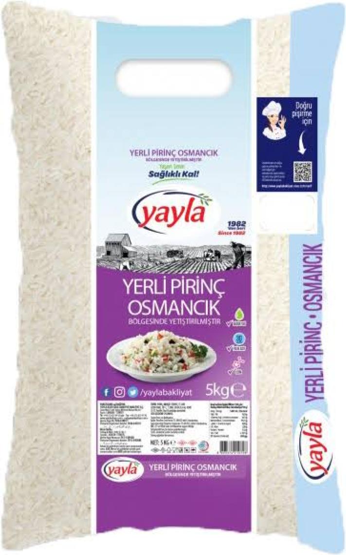 Yayla Osmancık Yerli Pirinç 5 kg