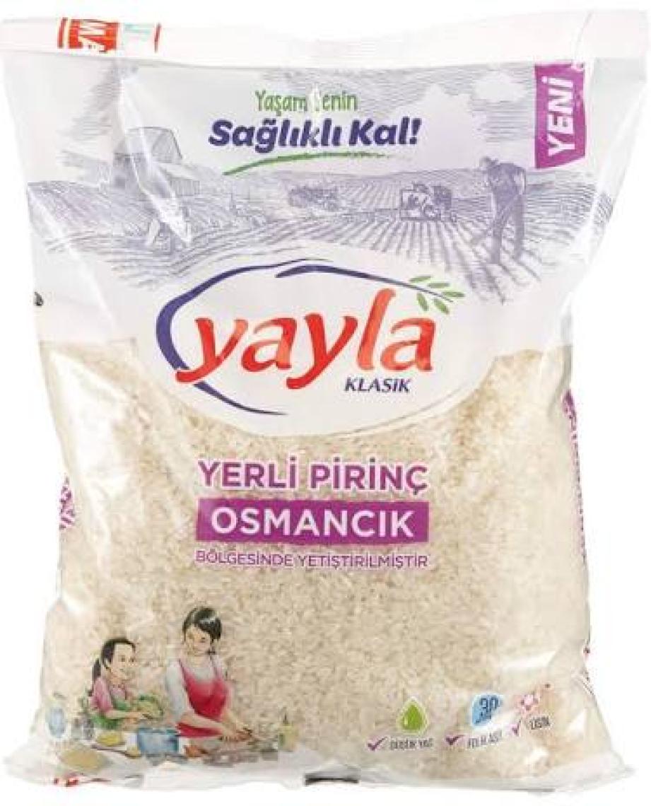 Yayla Osmancık Yerli Pirinç 5 kg