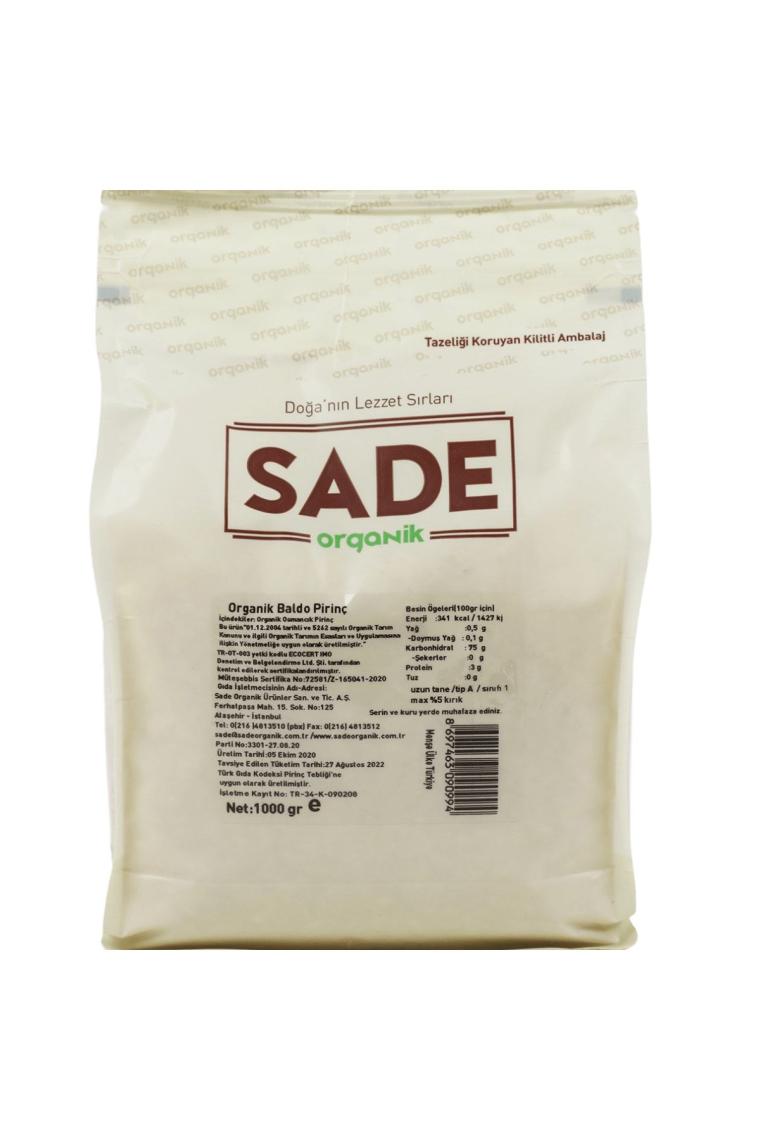 Sade Organik 1 kg Pirinç