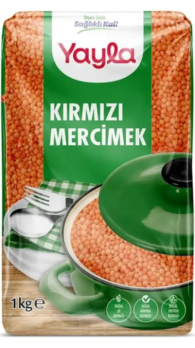 Yayla Kırmızı Mercimek 1 kg