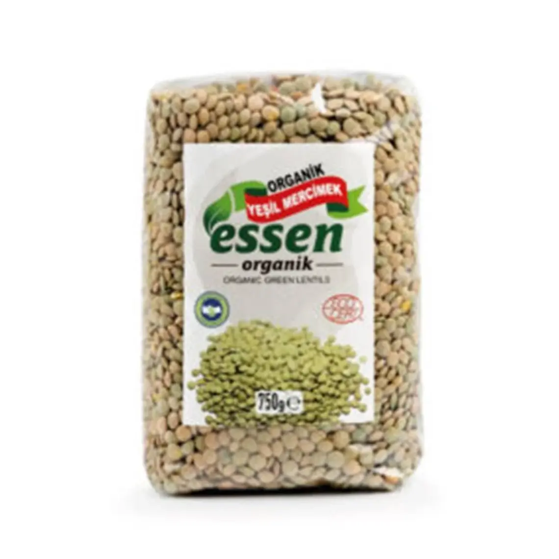 Essen Organik Yeşil Mercimek 750 gr