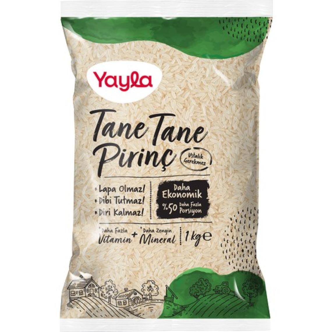 Yayla Tane Tane Pirinç 1 kg
