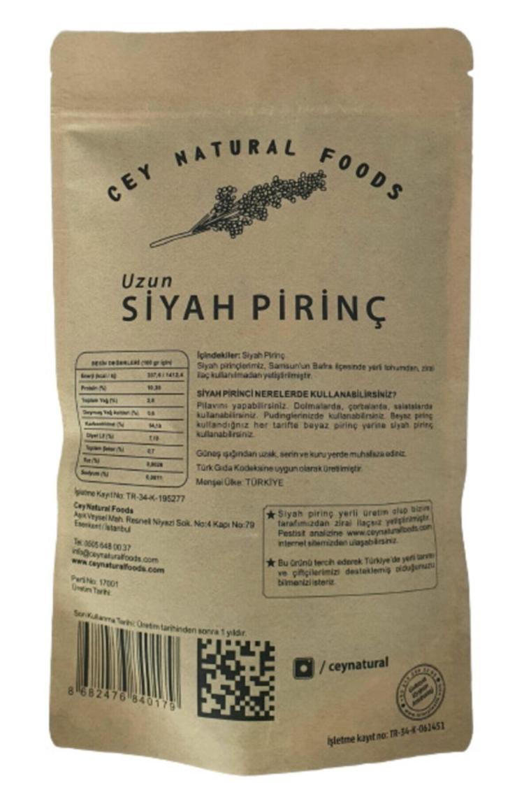 Uzun Siyah Pirinç 500 gr