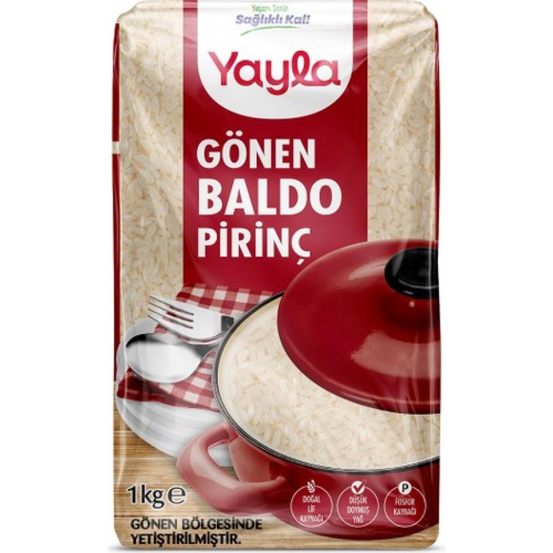 Yayla 1 kg Gönen Baldo Pirinç