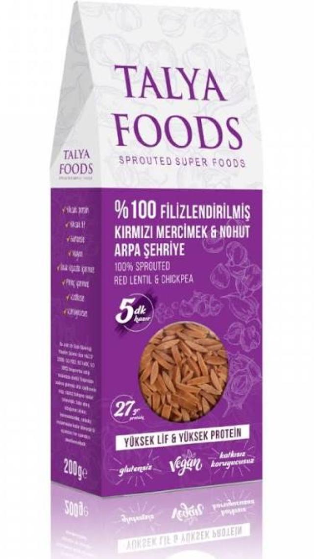 Talya Foods Talya Filizlenmiş Karabuğday Mor Havuç  Pancar Şehriye 200 gr