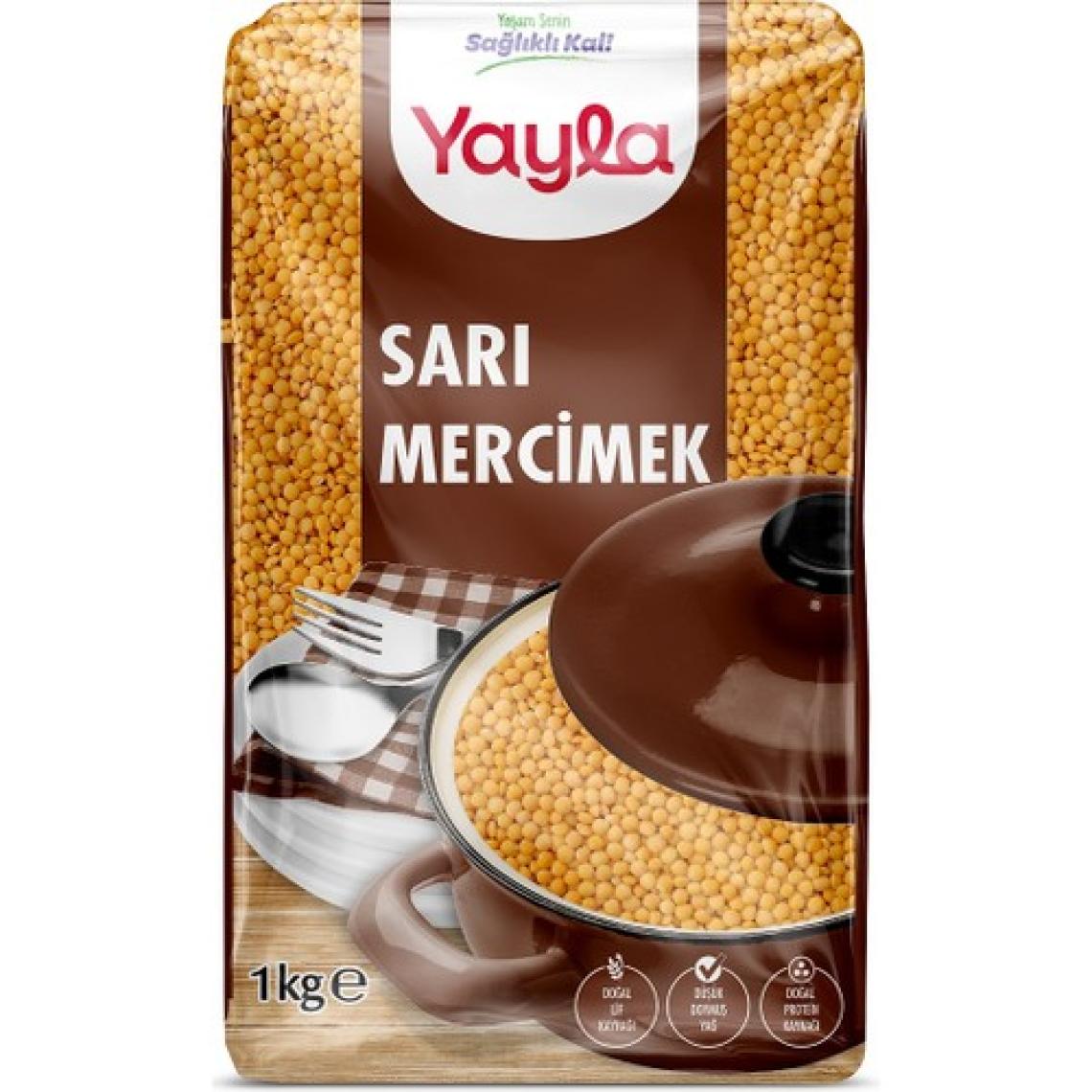 Yayla 1 kg Sarı Mercimek