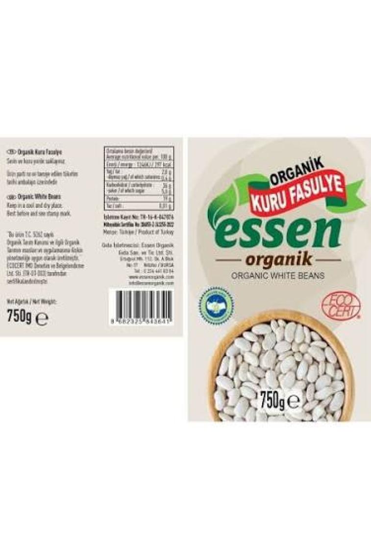 Essen Organik Kuru Fasulye 750 gr