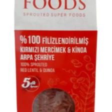 Talya Foods Talya Filizlenmiş Kırmızı Mercimek  Kinoa Şehriye 200 gr