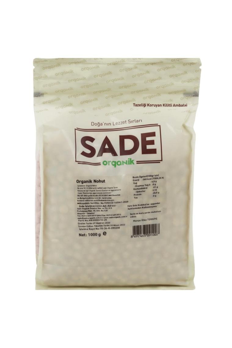 Sade Organik 1 kg Nohut