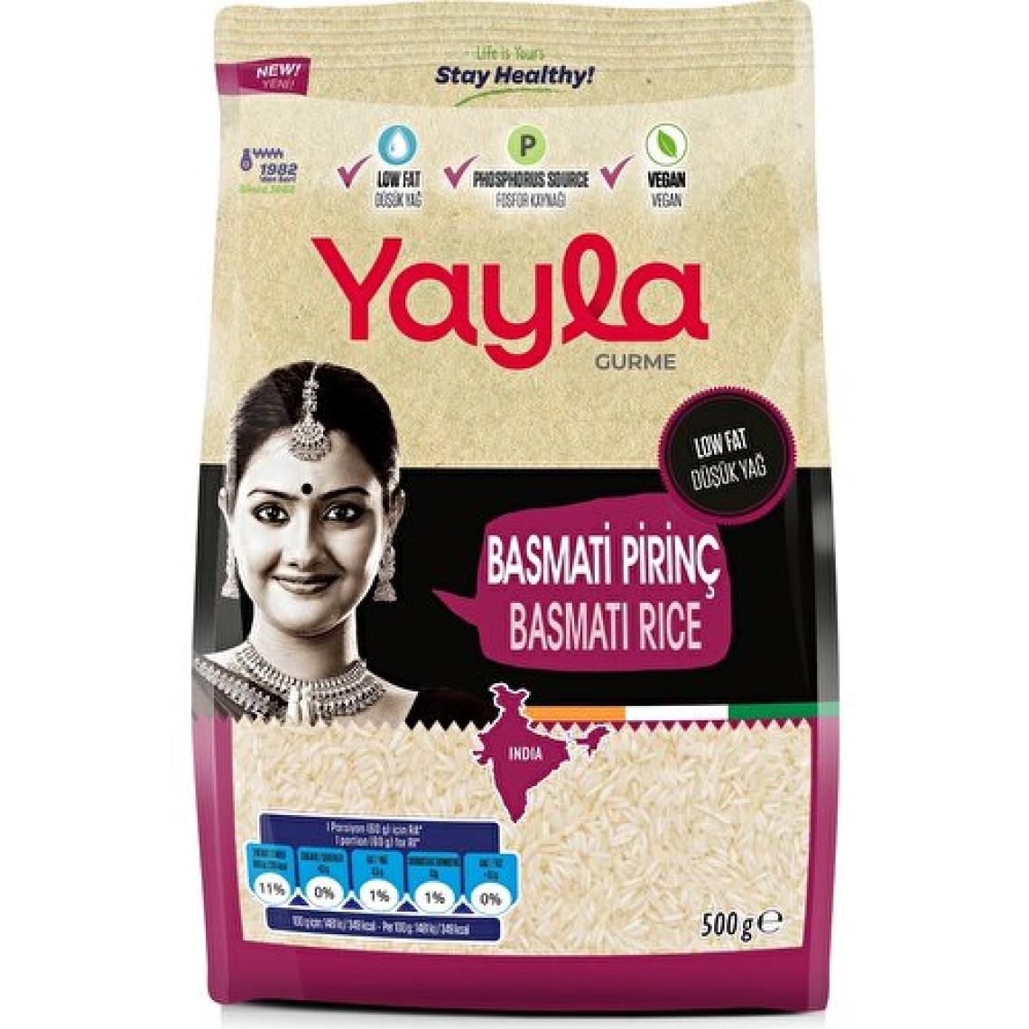 Yayla Gurme Basmati Pirinç 500 gr