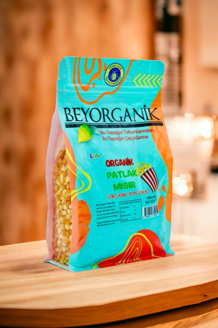 Organik Patlak Mısır 500gr
