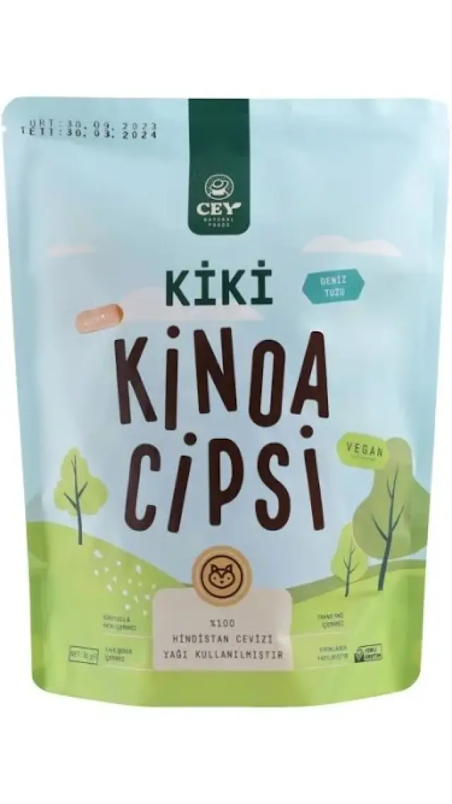 Cey Natural Foods Cey Natural Kiki Kinoa Cipsi Denizli Tuzlu 30 gr