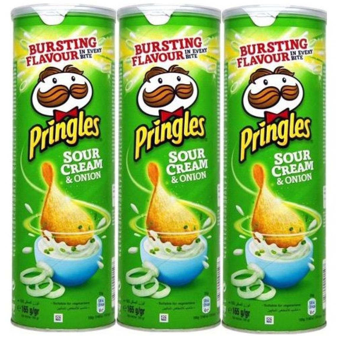 Pringles Ekşi Krema Soğan Cips 165 gr x 3