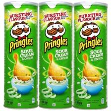 Pringles Ekşi Krema Soğan Cips 165 gr x 3