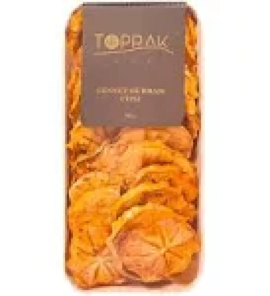 Toprak Doğal Cennet Hurması Cipsi 80 G - Trabzon Hurması Cipsi - Cennet Elması